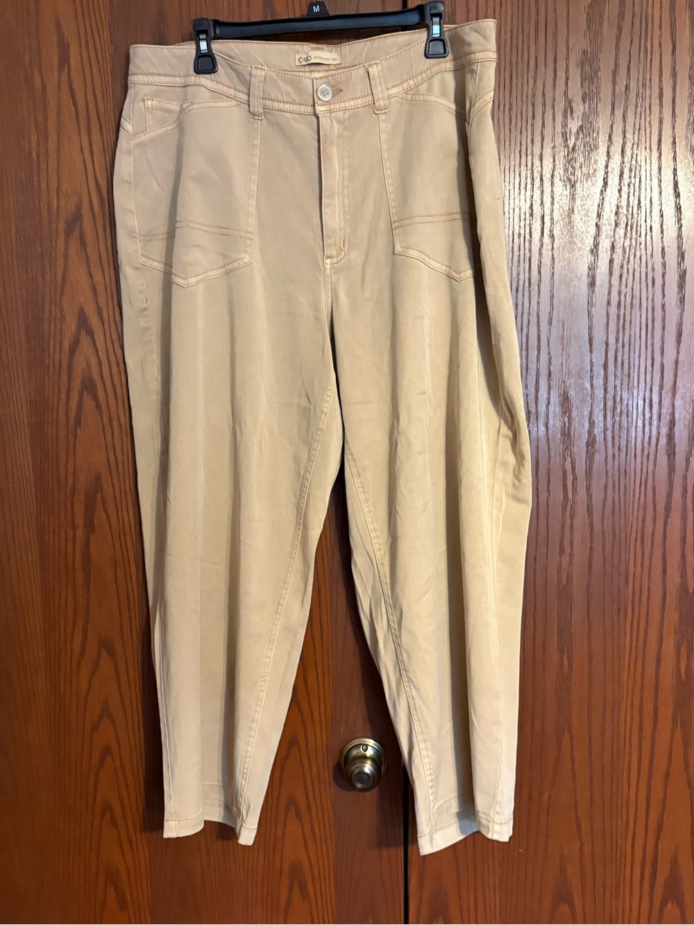 Cato Tan Chinos with Front Patch Pockets